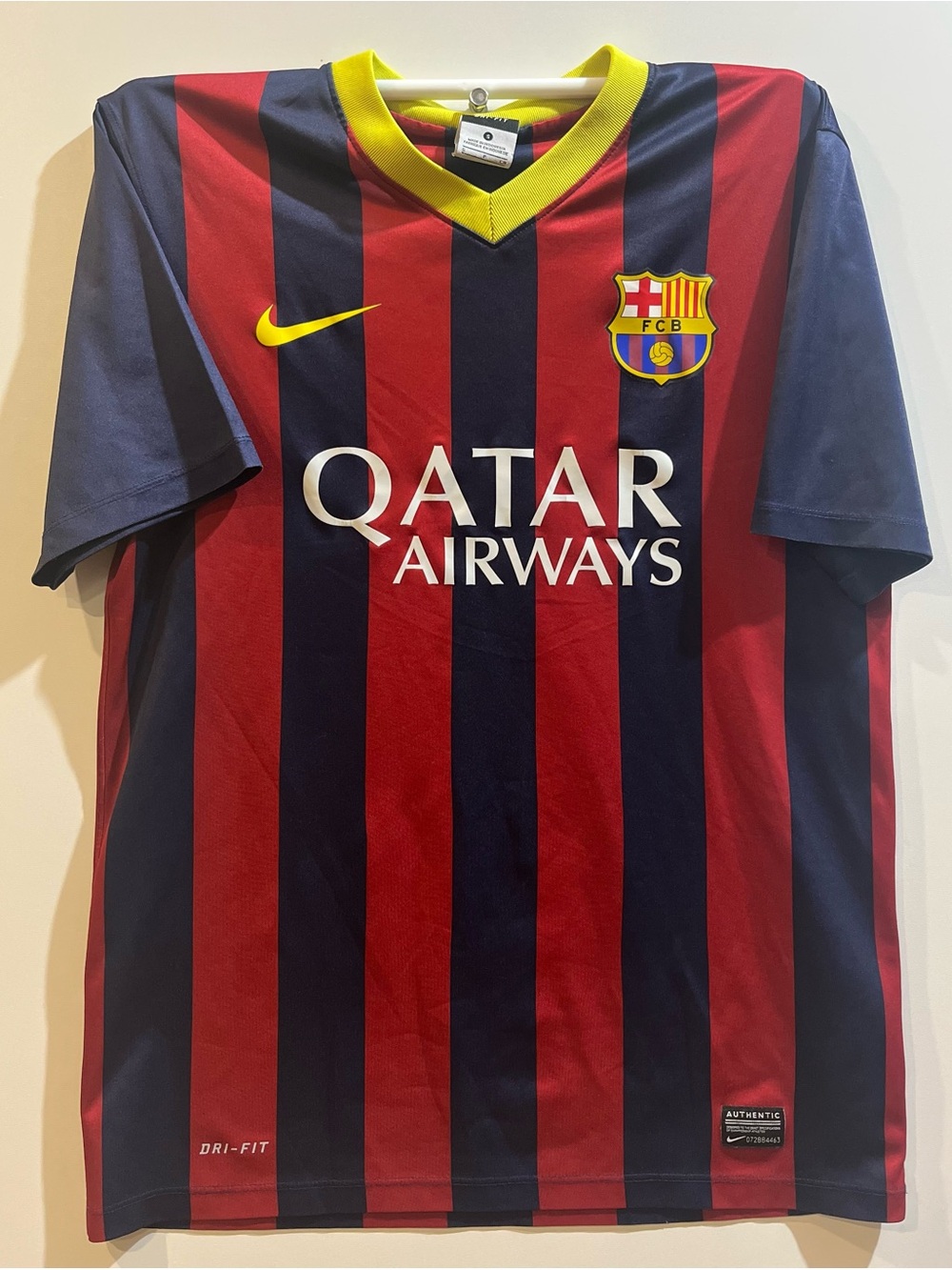 Nike FC Barcelona 2013 Home Messi Jersey Sz Small